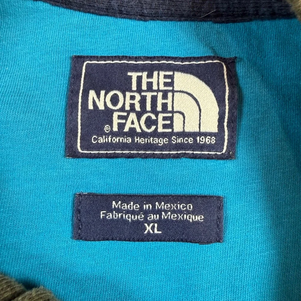 The North Face Henley Shirt‎ Men Large Blue Green 2 Pack Long Sleeve